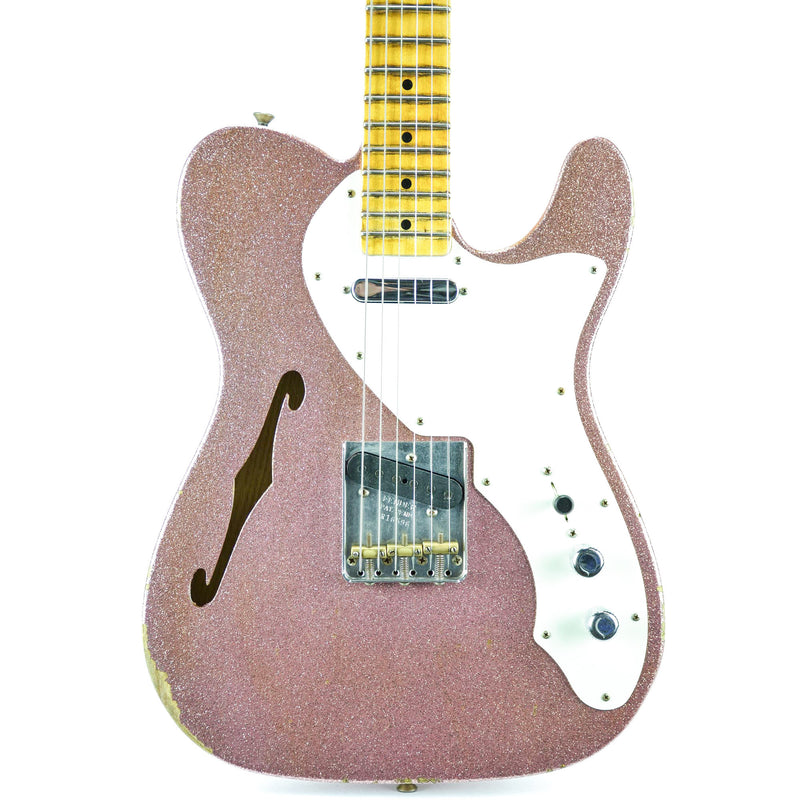 Fender Custom Shop 50s Thinline Relic 2017 NAMM Limited - Champagne Sparkle