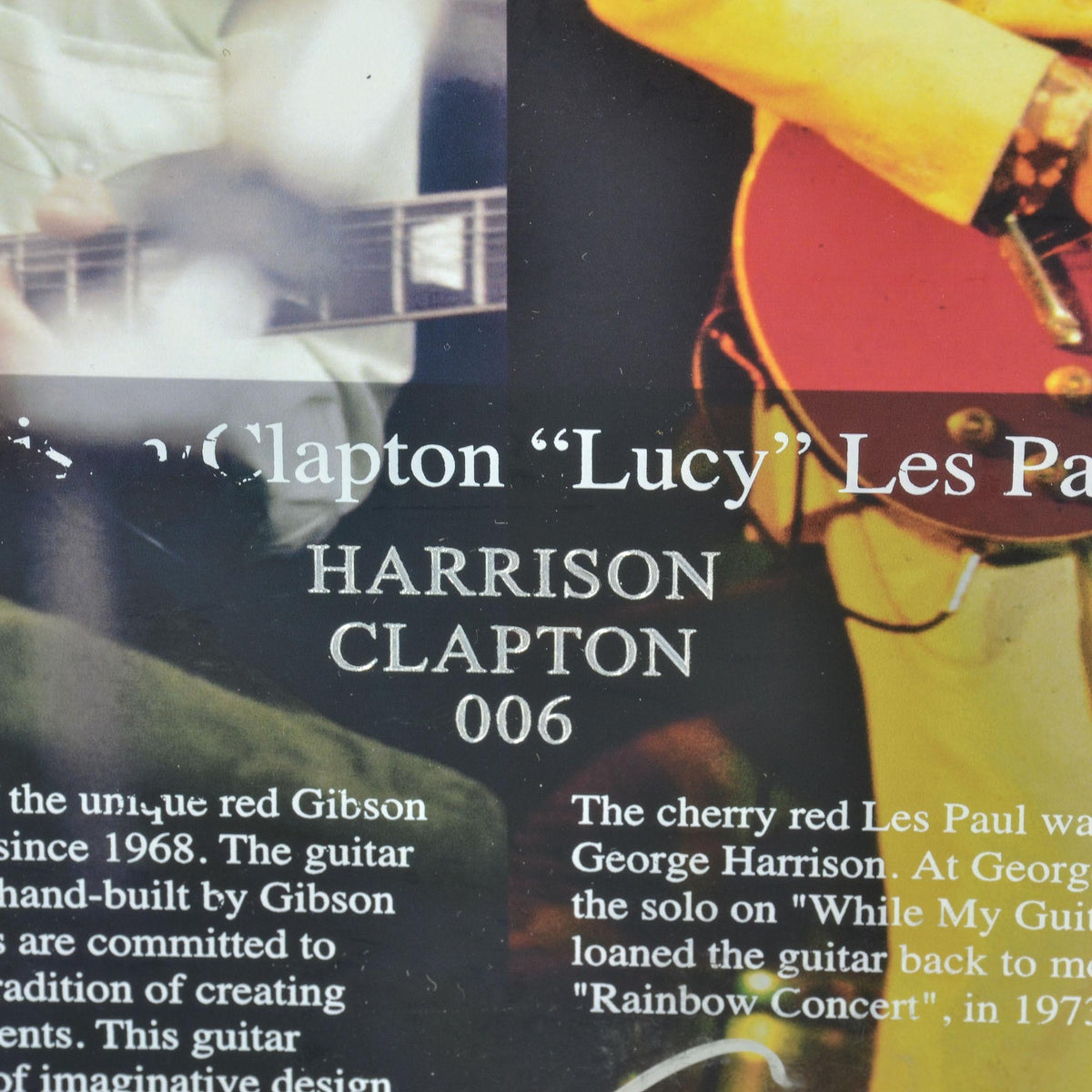 Gibson Custom Harrison-Clapton 1957 Les Paul Standard "Lucy" - Used