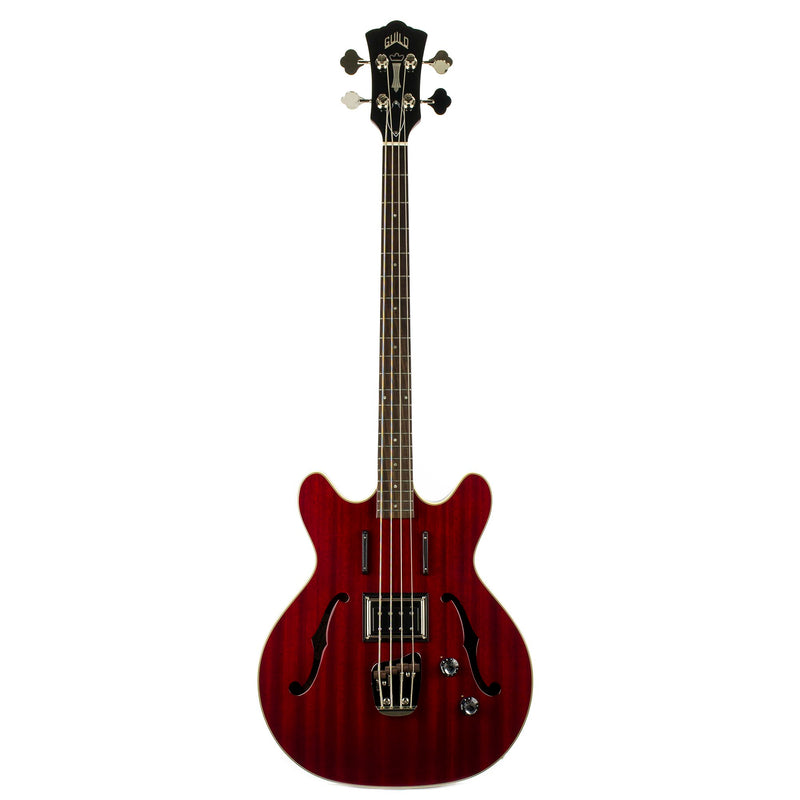 Guild Starfire Semi-Hollow Body Bass - Cherry Red - With Case - Used