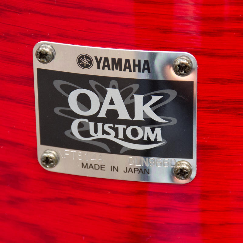 Yamaha 6 Piece Oak Custom - Trans Red - Used