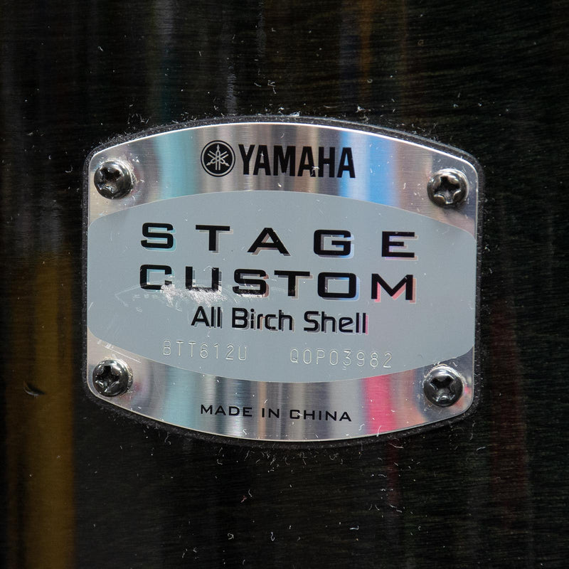 Yamaha 4 Piece Stage Custom Birch - Raven Black - Shell Pack - Used