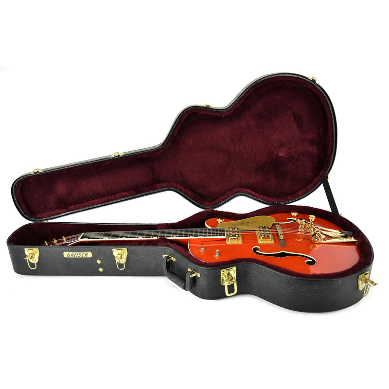 Gretsch G6120 Chet Atkins Hollow Body - Ebony Fretboard - Orange Stain - Demo