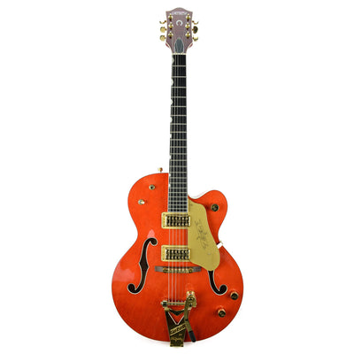 Gretsch G6120 Chet Atkins Hollow Body - Ebony Fretboard - Orange Stain - Demo