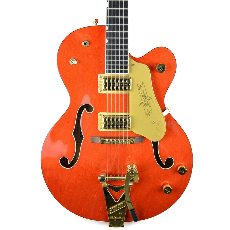 Gretsch G6120 Chet Atkins Hollow Body - Ebony Fretboard - Orange Stain - Demo
