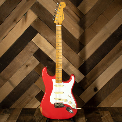 Fender 2021 Vintera Road Worn 50's Stratocaster, Fiesta Red - Used