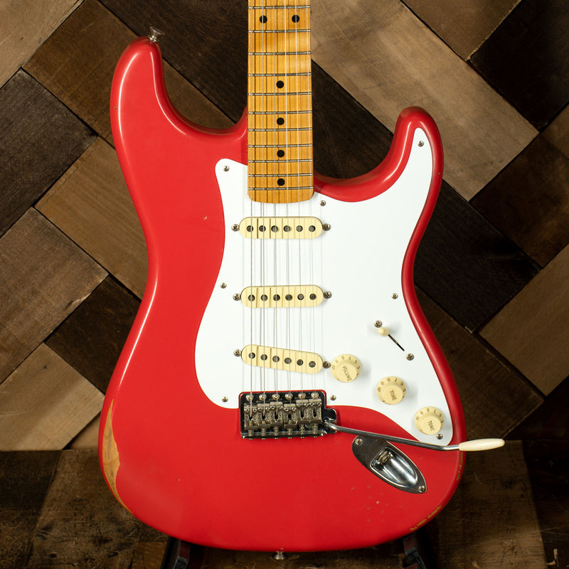 Fender 2021 Vintera Road Worn 50's Stratocaster, Fiesta Red - Used