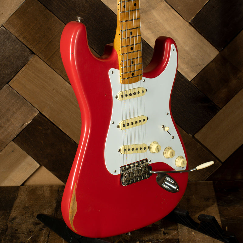 Fender 2021 Vintera Road Worn 50's Stratocaster, Fiesta Red - Used