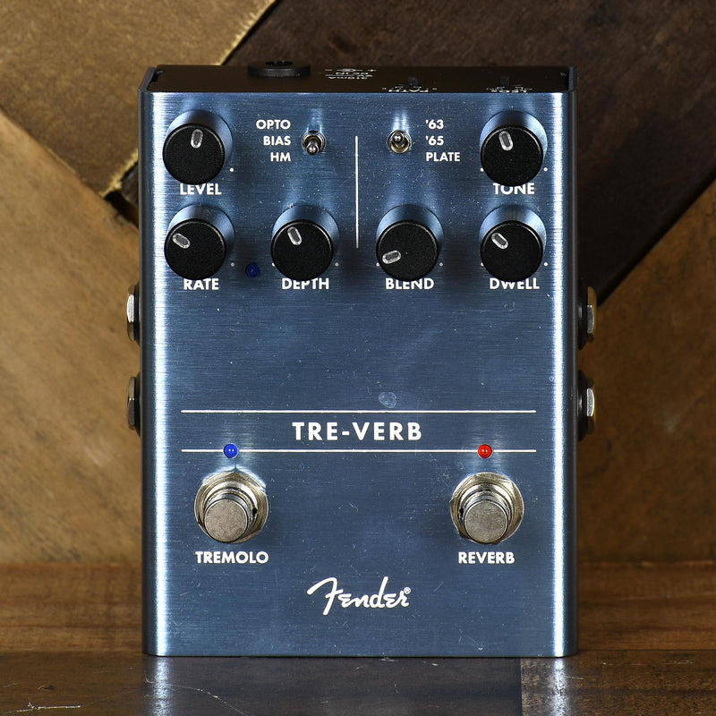 Fender Tre-Verb Tremolo And Reverb Pedal - Used