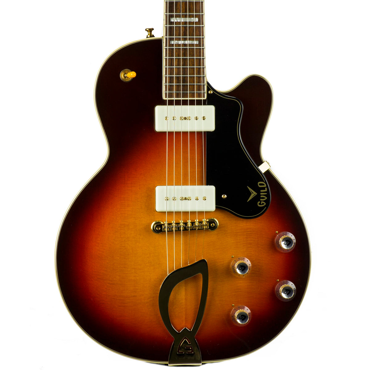 Guild Newark Street M-75 Aristocrat Electric - Antique Burst - With Case - Used