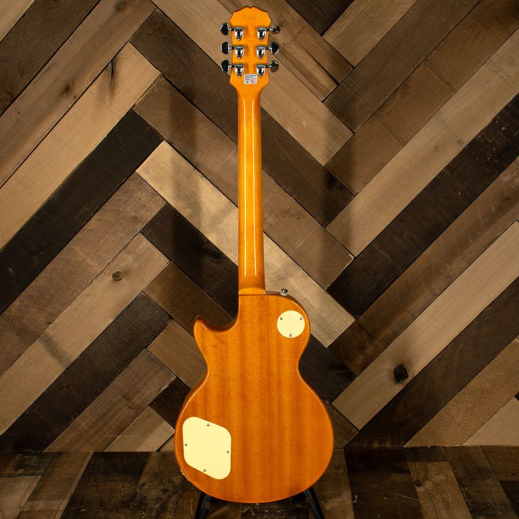 Epiphone 2005 Les Paul Classic Quilt Top Translucent Amber