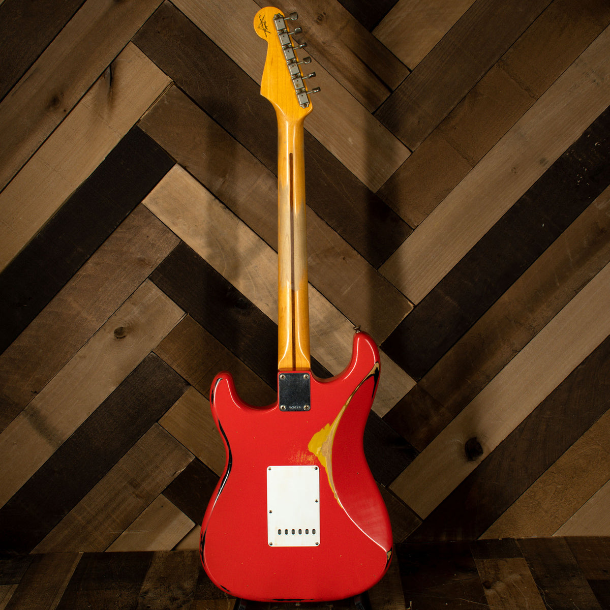 Fender Custom Shop 2013 '55 Stratocaster, Fiesta Red Over Sunburst With OHC - Used