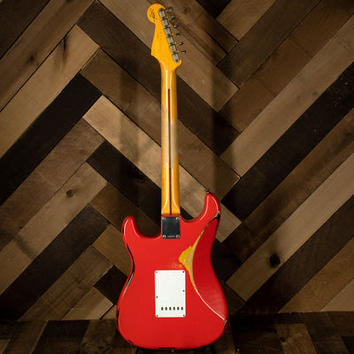 Fender Custom Shop 2013 '55 Stratocaster, Fiesta Red Over Sunburst With OHC - Used