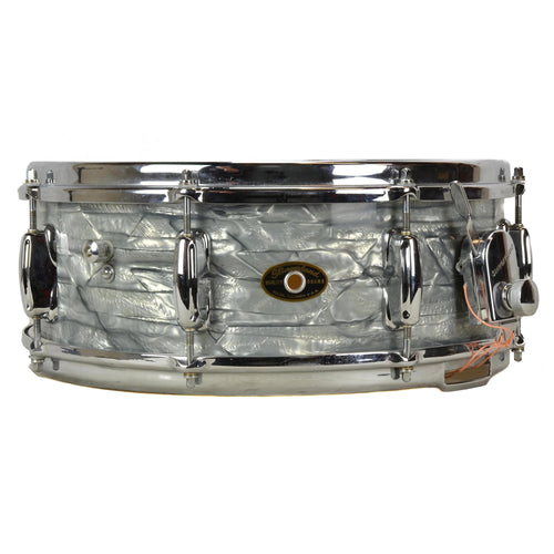 Lawton Drums Custom Built 5 1/2" X 14" Snare - Light Blue Pearl - Used