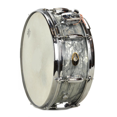 Lawton Drums Custom Built 5 1/2" X 14" Snare - Light Blue Pearl - Used