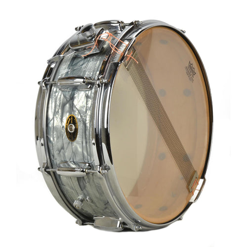 Lawton Drums Custom Built 5 1/2" X 14" Snare - Light Blue Pearl - Used