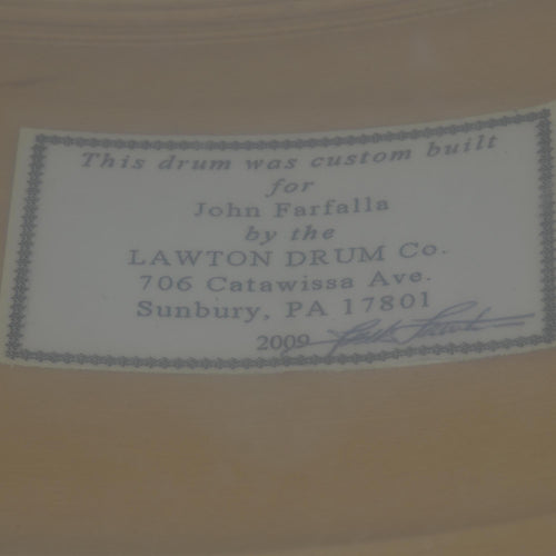 Lawton Drums Custom Built 5 1/2" X 14" Snare - Light Blue Pearl - Used