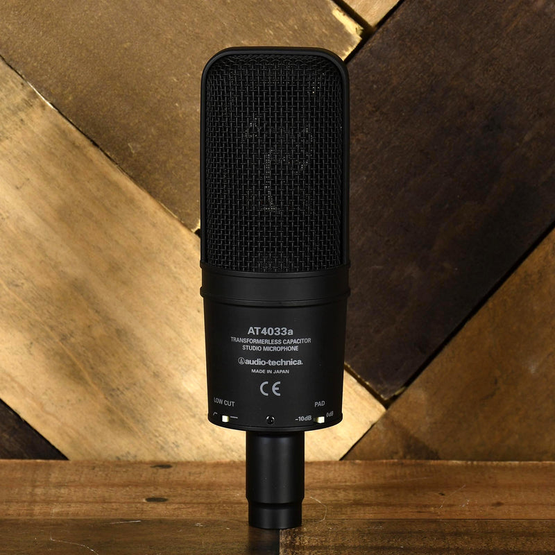 Audio Technica 4033 Condenser Mic With Box, Shockmount, Bag - Used