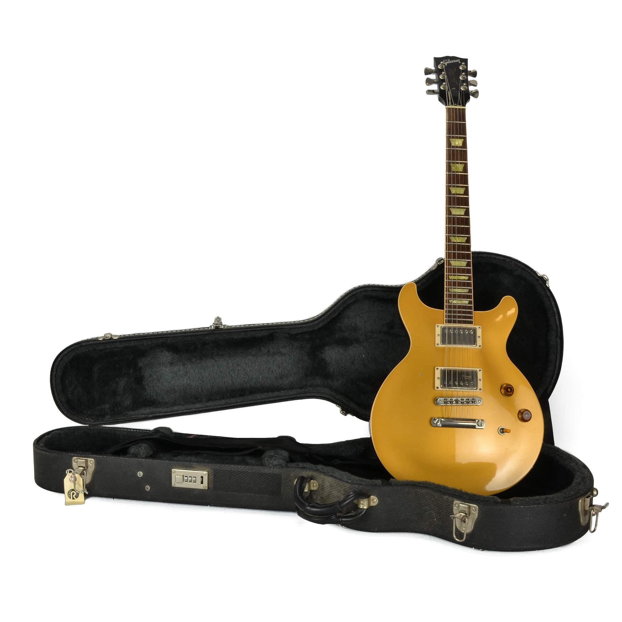 【希少】Gibson Les Paul DC Gold Top 2003 Gibson 2003 Les Paul DC Gold Top With OHSC - Used – Russo Music
