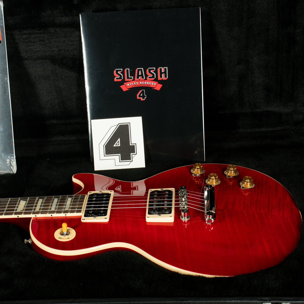 Gibson Custom 2022 Slash Signature Les Paul Standard Translucent Cherry Limited 4 Album Edition With OHC - Used