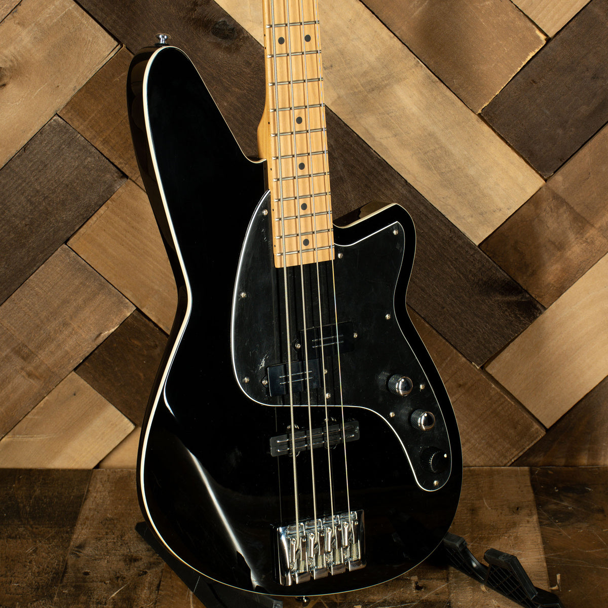 Reverend Decision P Bass With P Blade Pickups, Midnight Black - Used