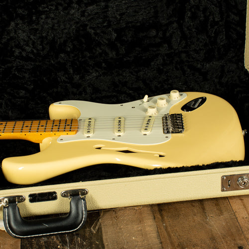 Fender 2019 Eric Johnson Thinline Stratocaster Vintage White With OHC - Used
