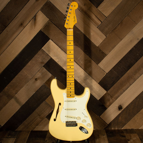Fender 2019 Eric Johnson Thinline Stratocaster Vintage White With OHC - Used