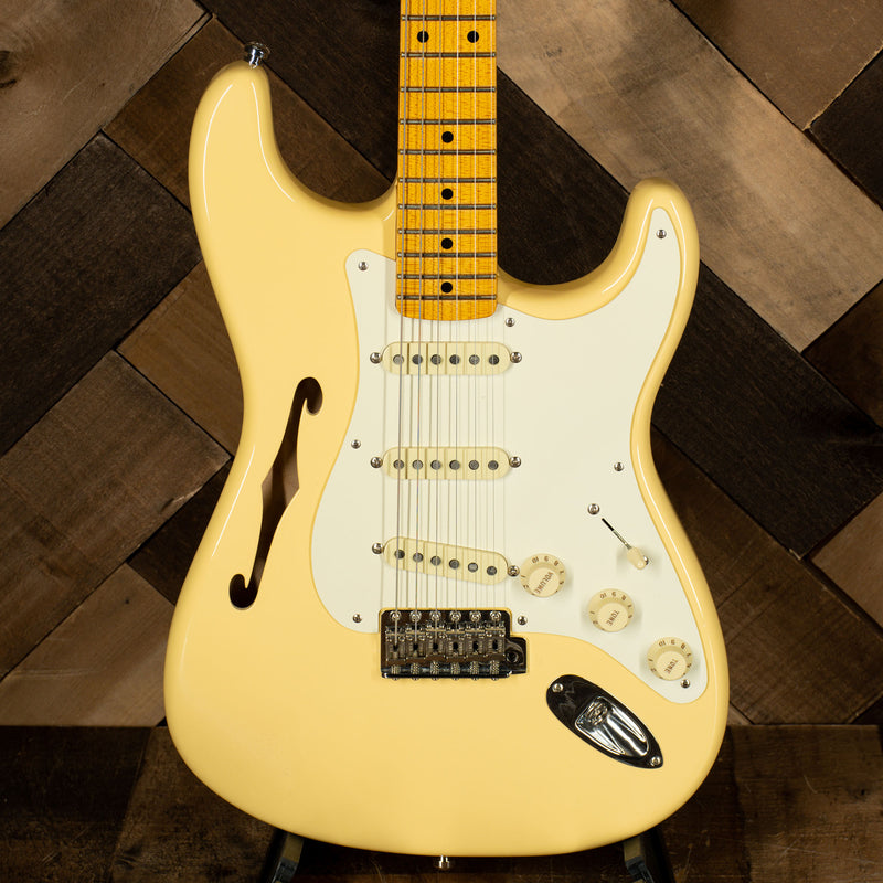 Fender 2019 Eric Johnson Thinline Stratocaster Vintage White With OHC - Used