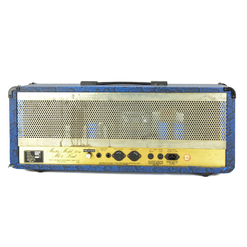 Marshall JCM800 Blue Snakeskin With Attenuator Mod - Used
