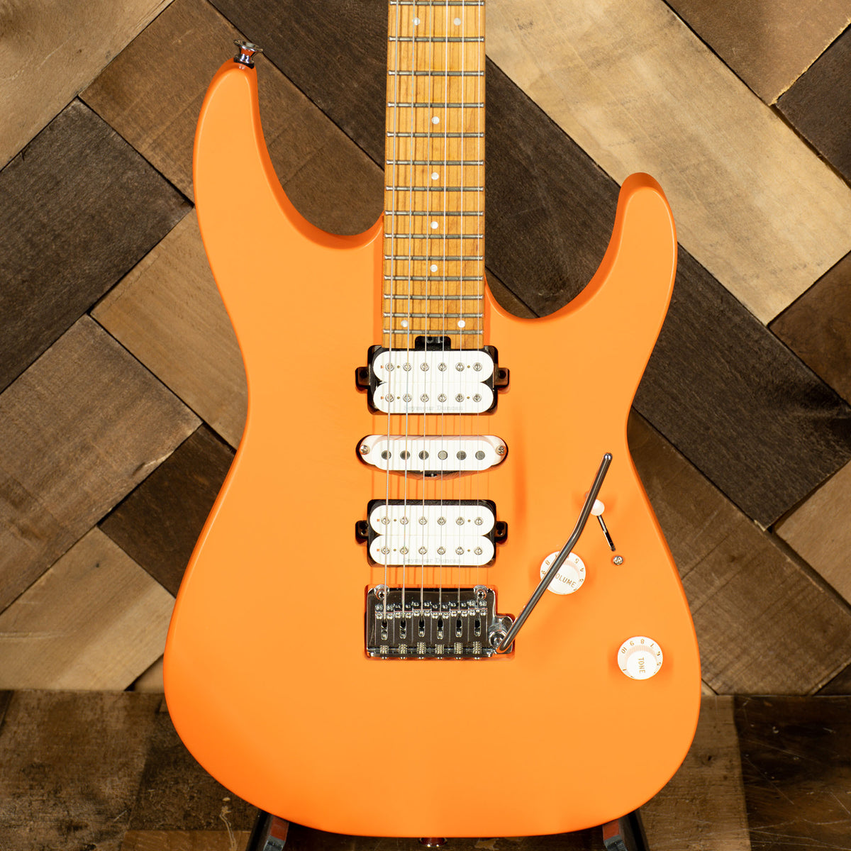 Charvel 2019 Pro Mod DK24 HSH 2PT, Satin Orange Crush - Used