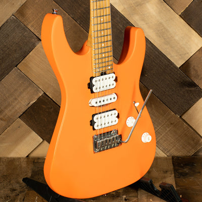 Charvel 2019 Pro Mod DK24 HSH 2PT, Satin Orange Crush - Used