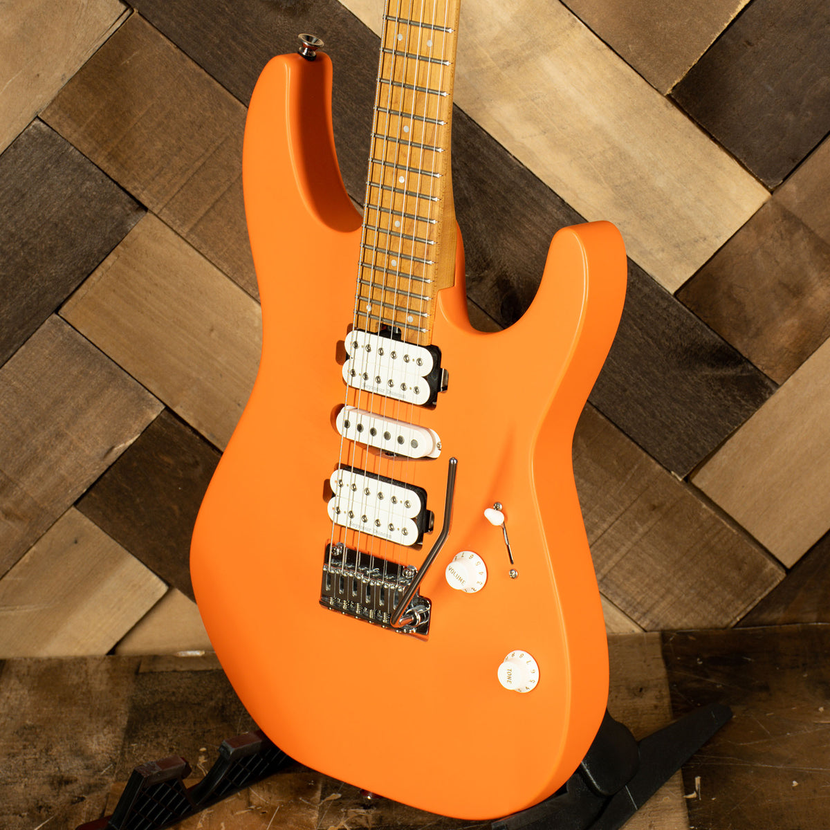 Charvel 2019 Pro Mod DK24 HSH 2PT, Satin Orange Crush - Used