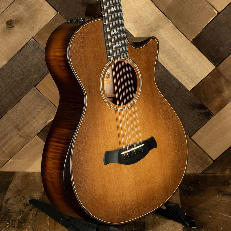 Taylor 2021 Builder's Edition 652ce Grand Concert 12 Fret, 12 String Wild Honey Burst With OHC - Used