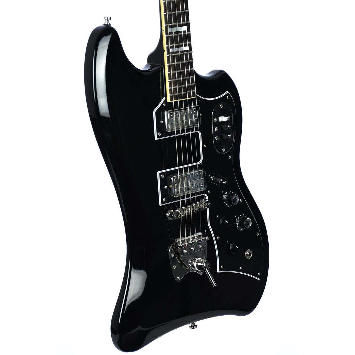 Guild S-200 T-Bird With Deluxe Gig Bag - Black - Used