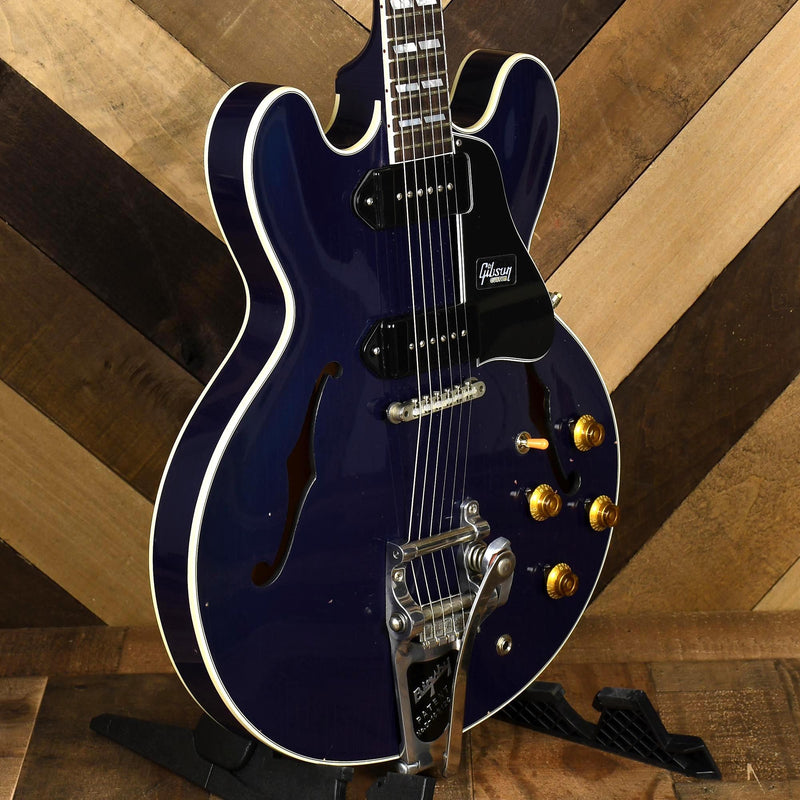 Gibson Custom Made 2 Measure ES 345 Aged Candy Apple Blue - Used