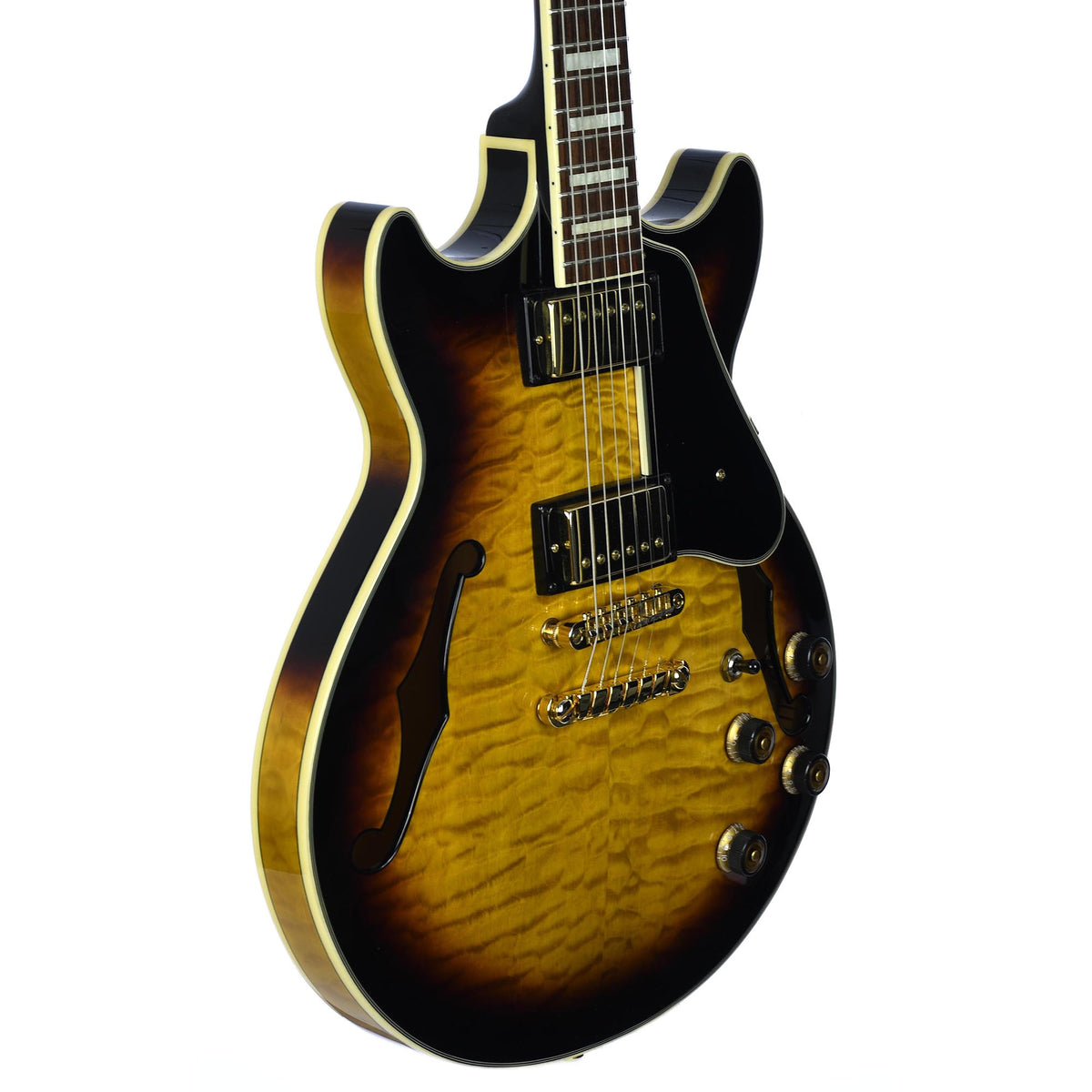 Ibanez AM Series Hollow Guitar Antique Yellow Sunburst - Used