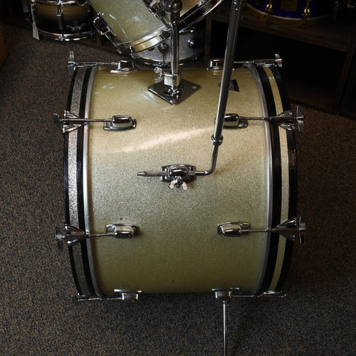 Ludwig 4 Piece 71' Standard - Silver Mist Sparkle - Used