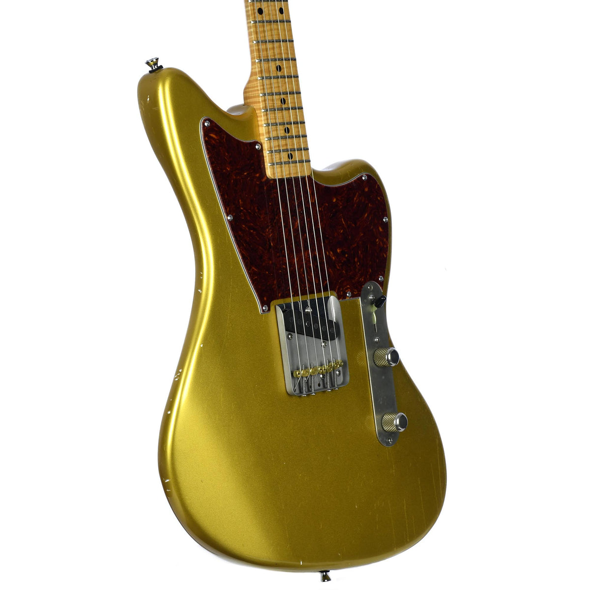 Partscaster Telemaster - MJT Body - Warmoth Neck - Aztec Gold