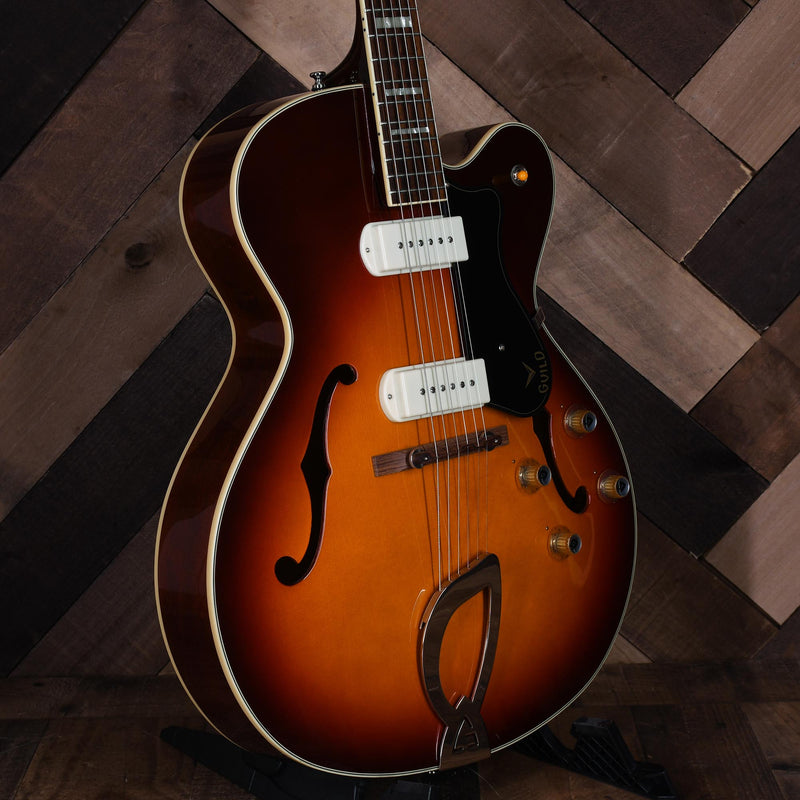 Guild Newark Street X-175 Manhattan Hollowbody Electric, Antique Burst