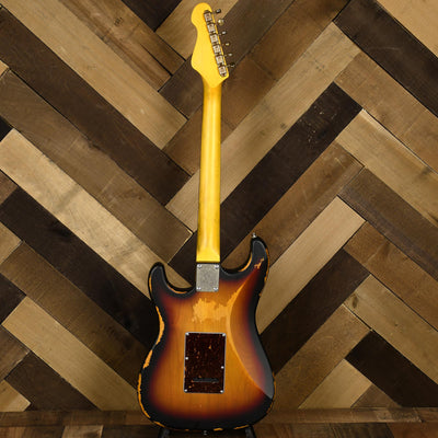 Vintage Icon Series Relic Strat 3-Tone Sunburst - Used