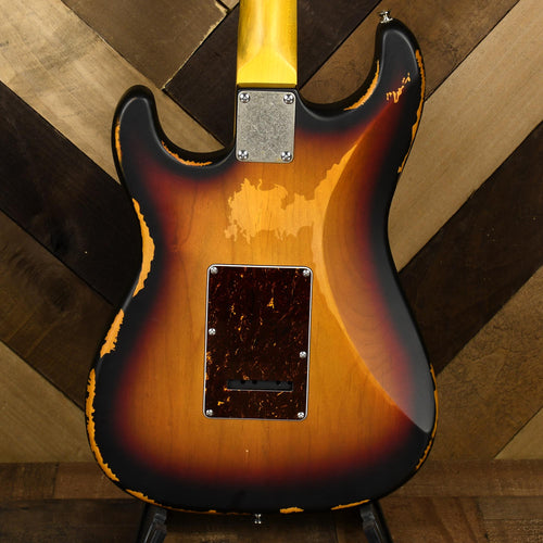 Vintage Icon Series Relic Strat 3-Tone Sunburst - Used
