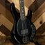 Music Man 2021 DarkRay Bass Guitar Obsidian Black With OHC - Used