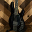 Music Man 2021 DarkRay Bass Guitar Obsidian Black With OHC - Used