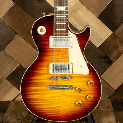 Gibson Custom 2019 60th Anniversary '59 Les Paul Electric Guitar, Deep Cherry Sunburst With OHC - Used