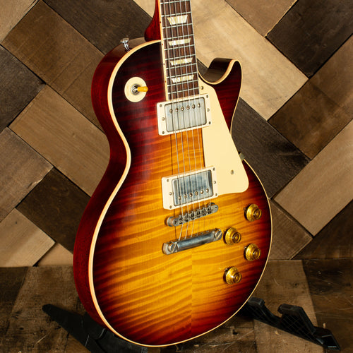 Gibson Custom 2019 60th Anniversary '59 Les Paul Electric Guitar, Deep Cherry Sunburst With OHC - Used