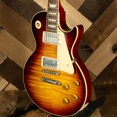 Gibson Custom 2019 60th Anniversary '59 Les Paul Electric Guitar, Deep Cherry Sunburst With OHC - Used