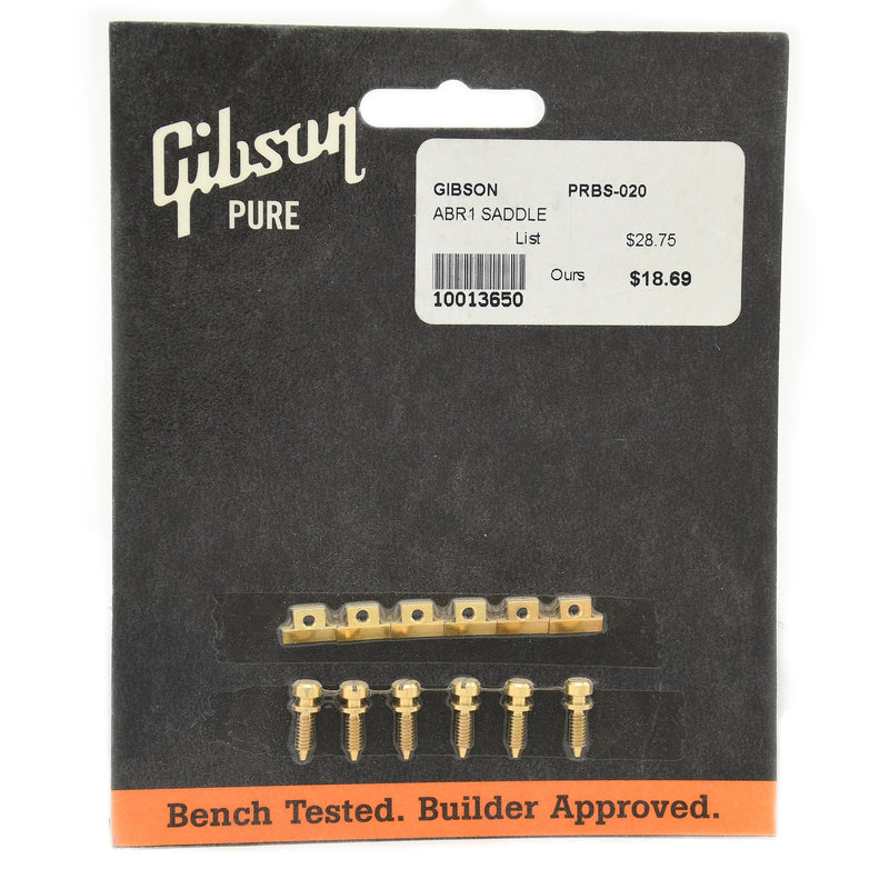 Gibson ABR-1 Saddles, Gold