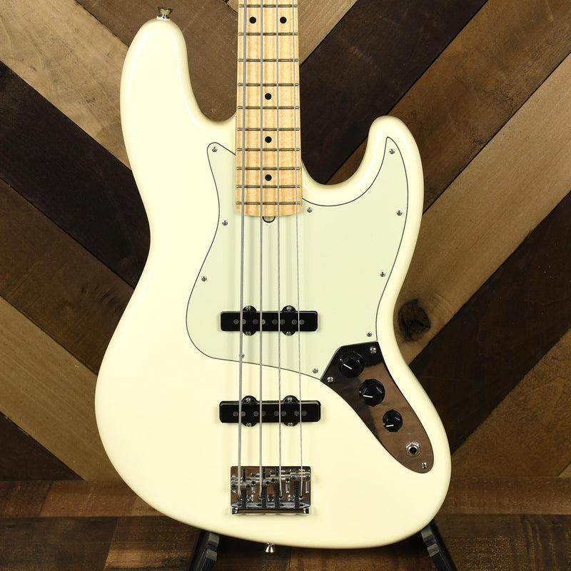 Fender AM Pro Jazz Bass Olympic White With OHSC - Used