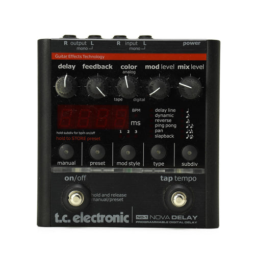 TC Electronic ND-1 Nova Delay No Power Supply