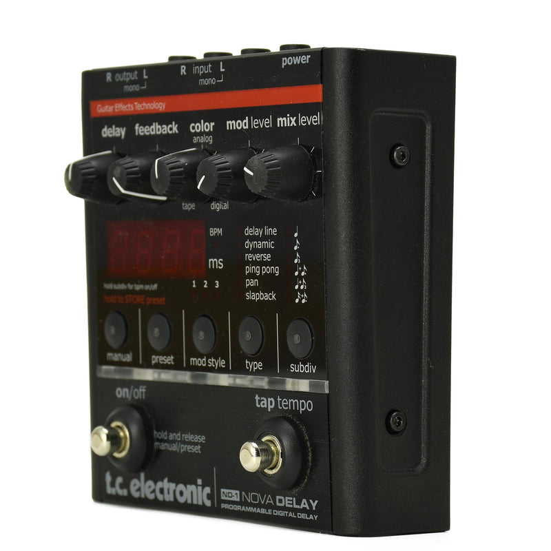 tc electronic nova delay pedal TC Electronic ND-1 Nova Delay No Power Supply