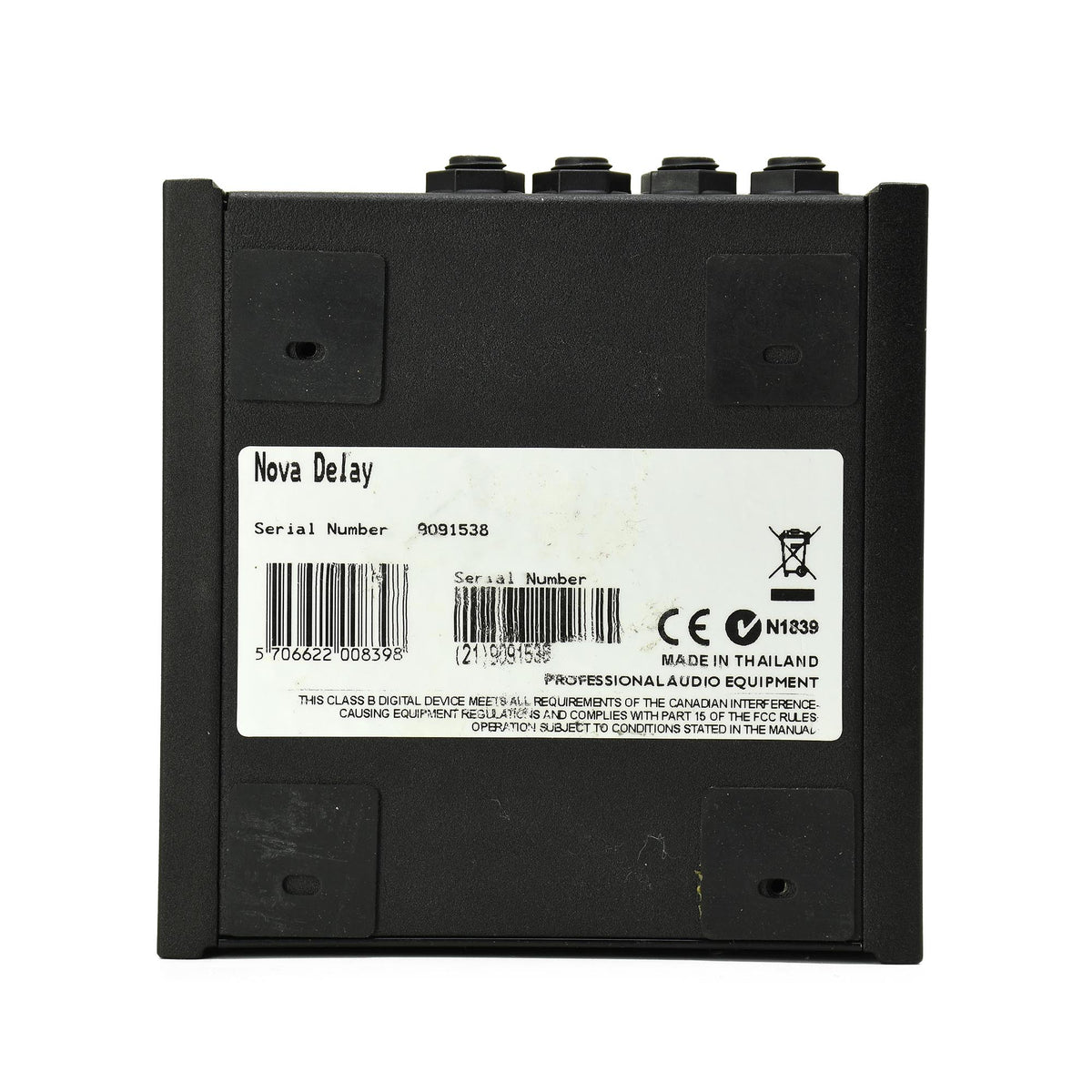 TC Electronic ND-1 Nova Delay No Power Supply - Used